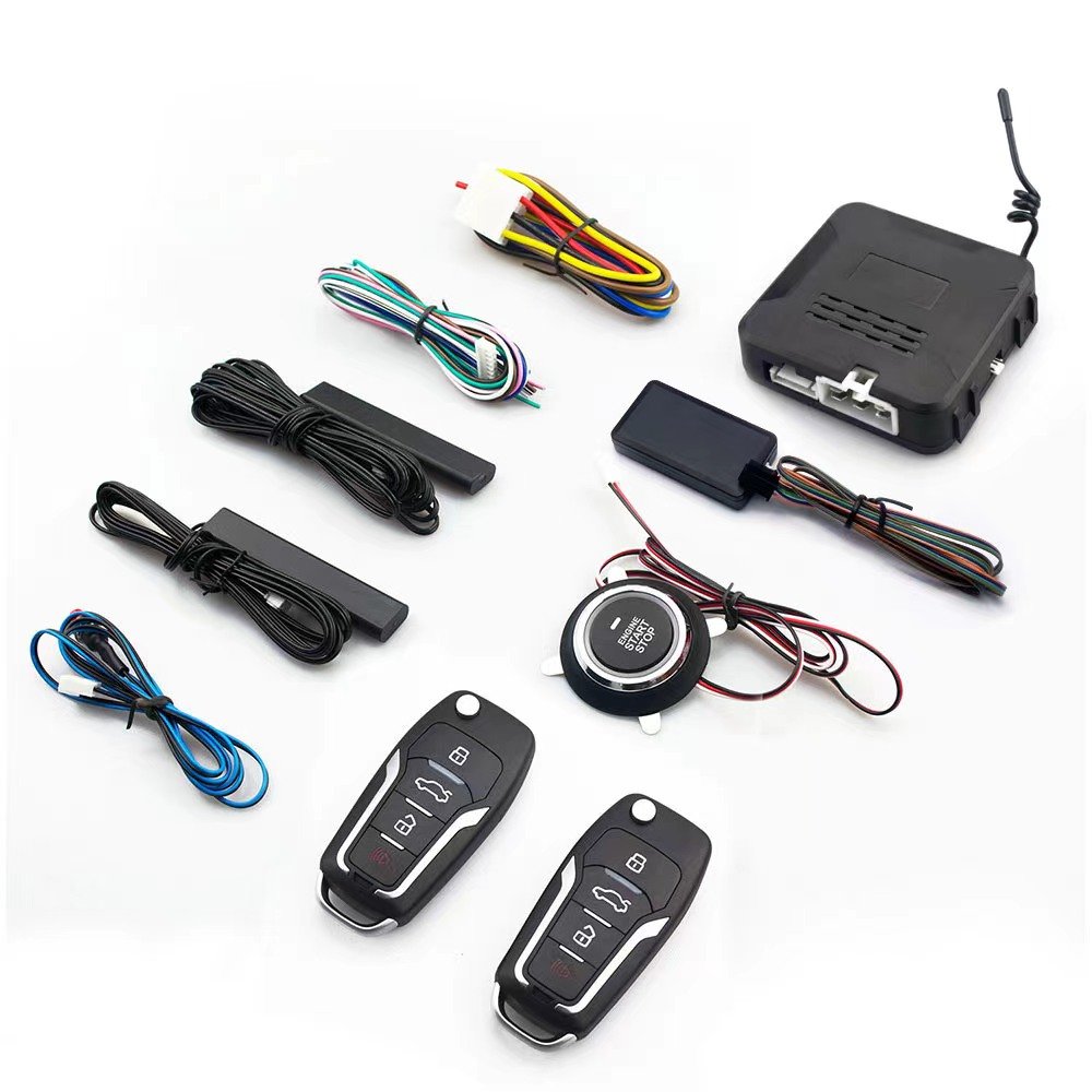 Hot Sales Car Remote Start Stop Kit Bluetooth Mobile Phone APP Control Engine Ignition Open Trunk PKE Keyless Entry Car Alarm