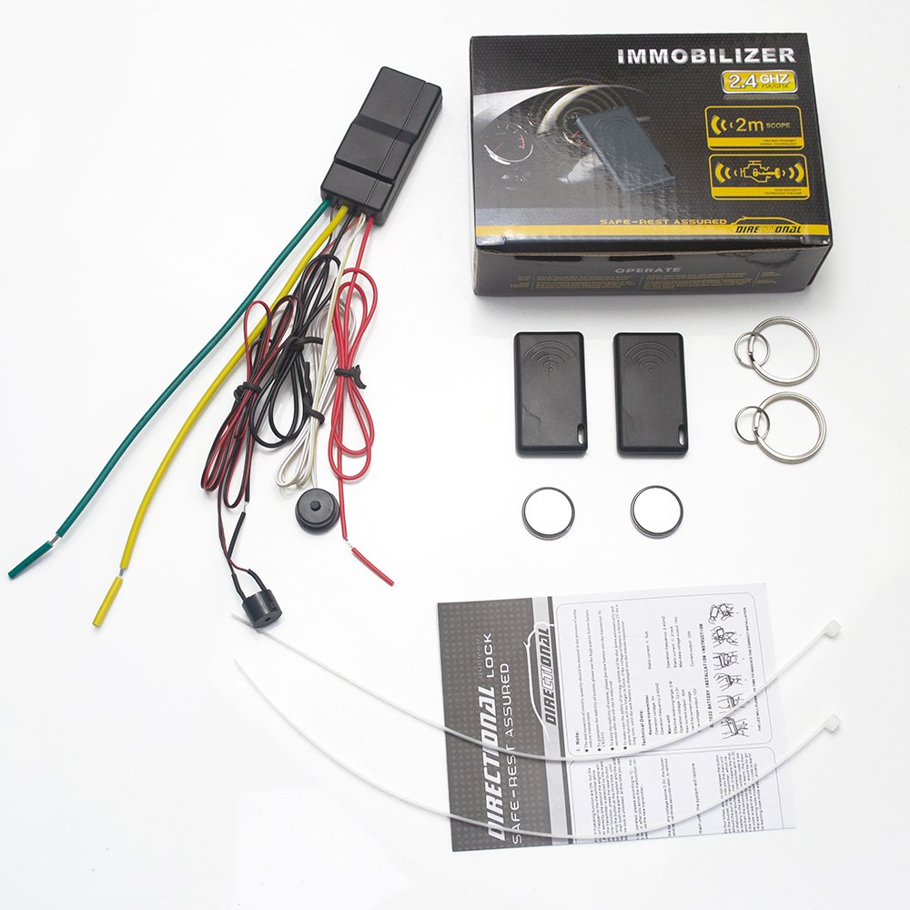 Universal Auto Immobilizer for Car 2.4GHz Vehicle Accessories RFID Immobilizer Car Alarm Kit