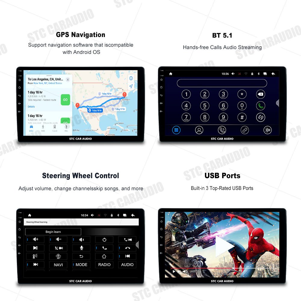 Automotive Electronics Universal Navigation MP5 Player GPS Navigation Supports Dual Din Single Din