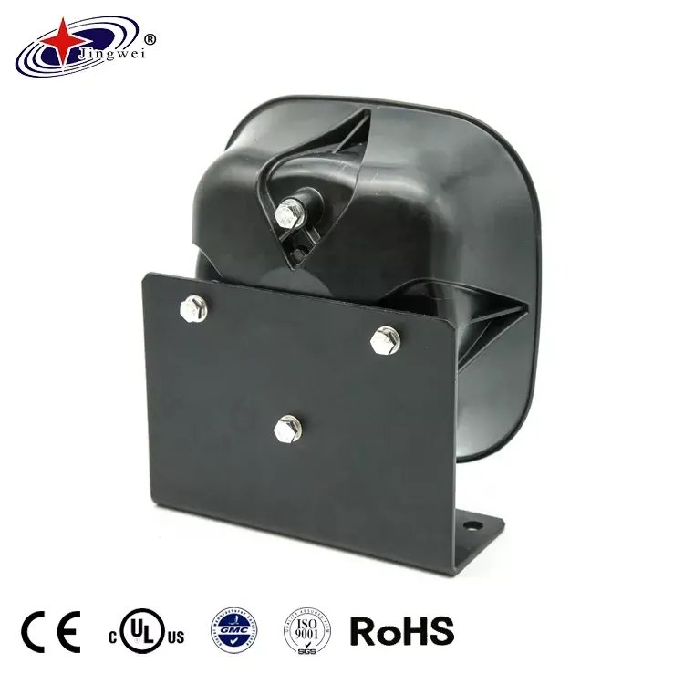 12V 100W 8/11Ohm Black Car Ambulance Buzzer Horn Security Alarm System Siren Horn Motorcycle Siren Speaker