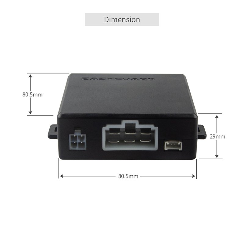 EASYGUARD DC12V Push Button Start Stop Keyless Go Rfid Car Alarm System