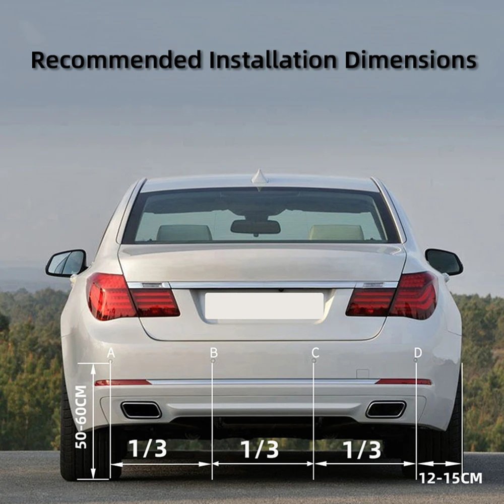 12V 4 Colors Car Parking Sensors Parking Kit LED Display 22mm 4 Sensors Backlight Reverse Backup Radar Monitoring System for Car