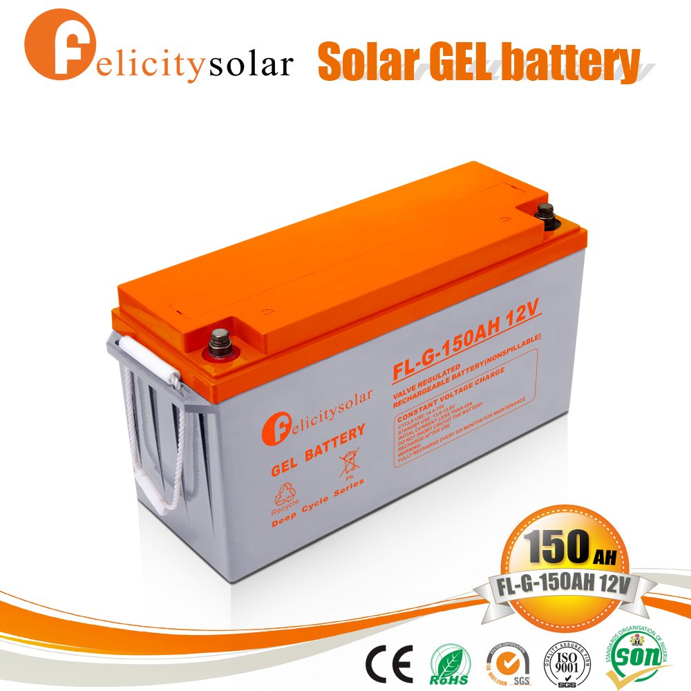 Felicitysolar 12v 50ah Battery Guangdong New Energy Battery Gel Battery 12v 300ah 150ah 100ah