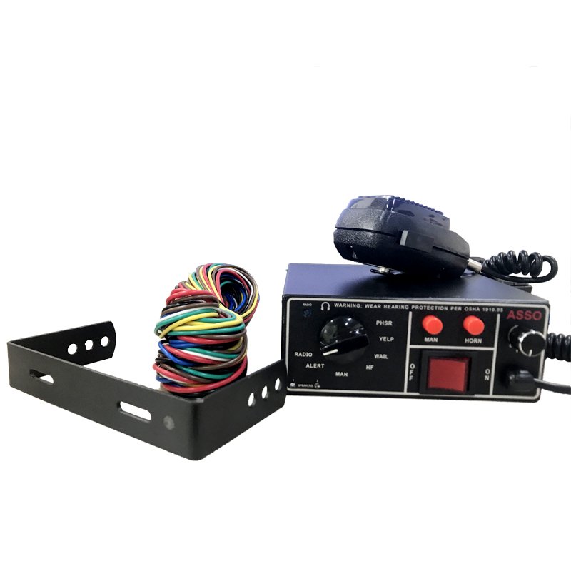100W Electric Vehicle Horn Plastic with Aluminium & Metal for Ambulance Cars Automobiles Vehicle Siren/Alarm Speaker