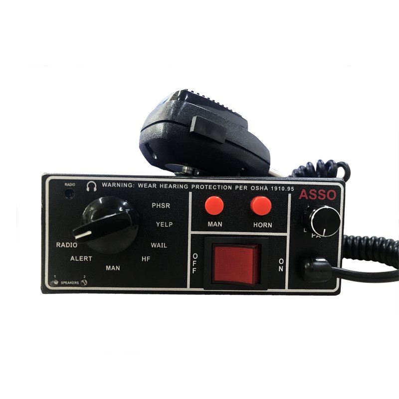 100W Electric Vehicle Horn Plastic with Aluminium & Metal for Ambulance Cars Automobiles Vehicle Siren/Alarm Speaker