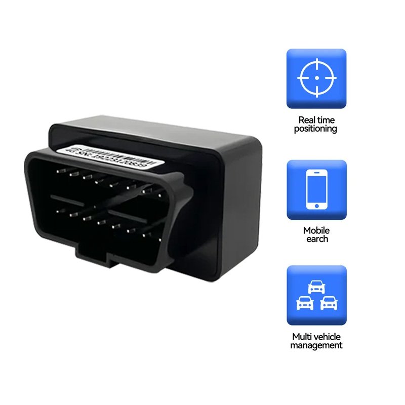 Car Tracker with Android IOS APP GPS Real-time Positioning GPS+Beidou+LBS Triple Positioning OBD