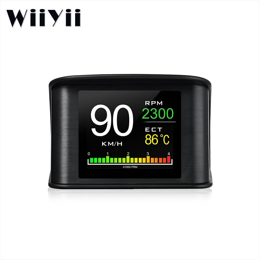 P10 Hud Head up Display Digital Car Computer Auto ECU Film Gauge Speedometer Electronic Monitor OBD 2 Car Accessories
