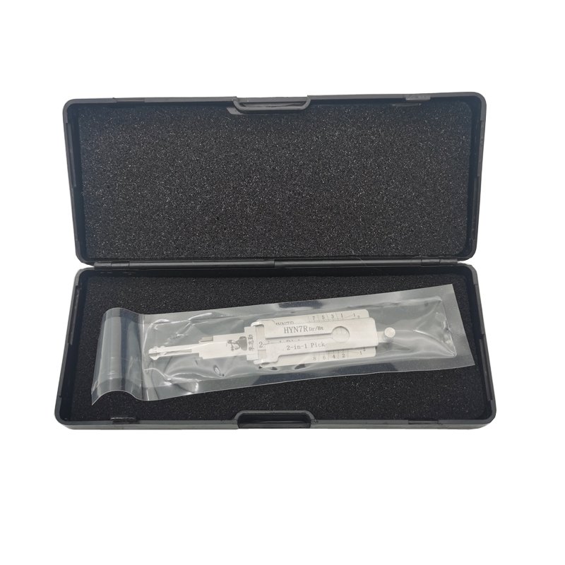 Free Shipping LISHI HYN7R 2 in 1 Car Door Lock Pick Decoder Unlock Tool