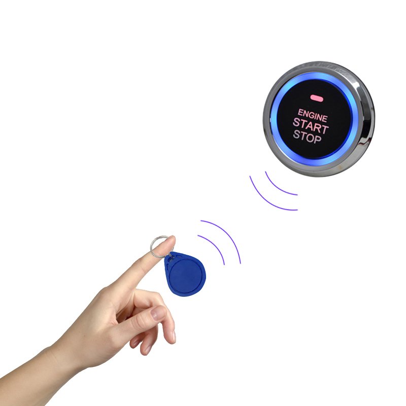 Smart Engine Start System One Push Start Button Engine Start Passive Keyless Entry Car Alarm System
