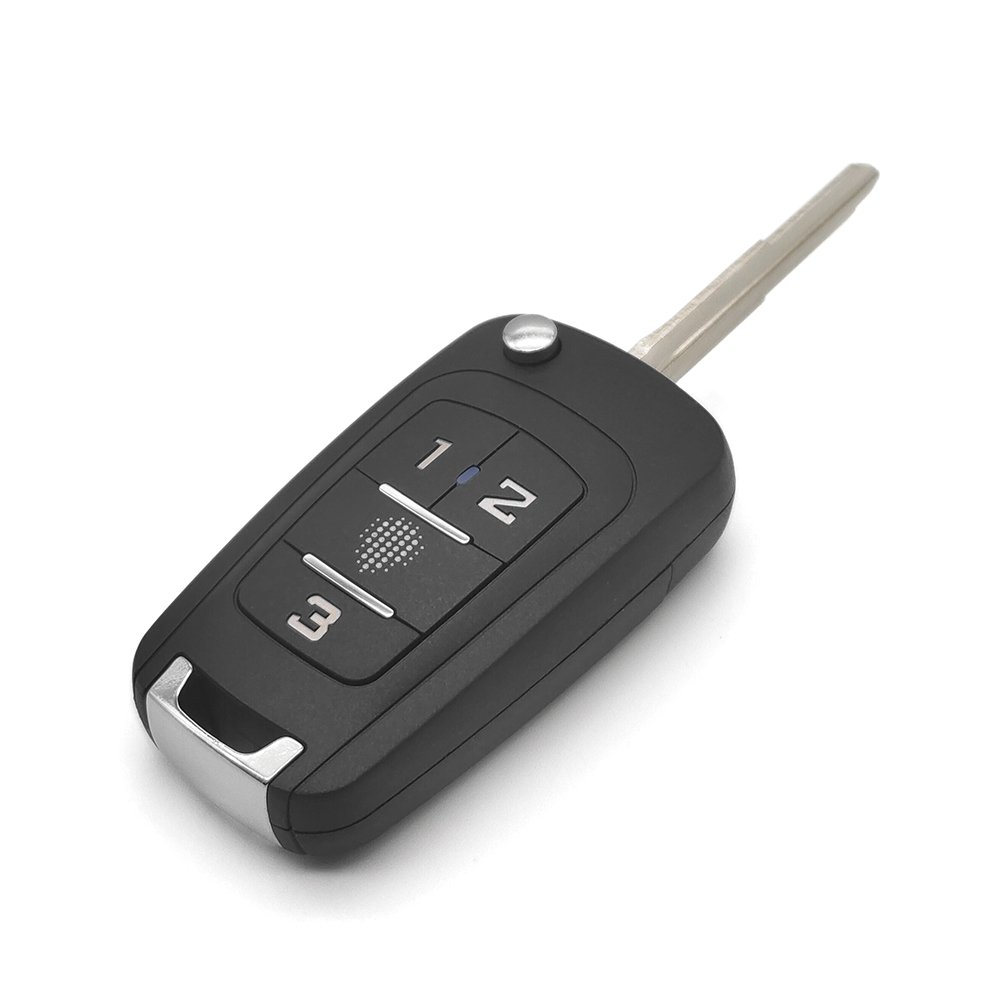 Hot Selling Flip Car Key Fixed Code 433 Mhz 4 Buttons Remote Control for Original Chevrolet for chevrolet 123 razor Type Key