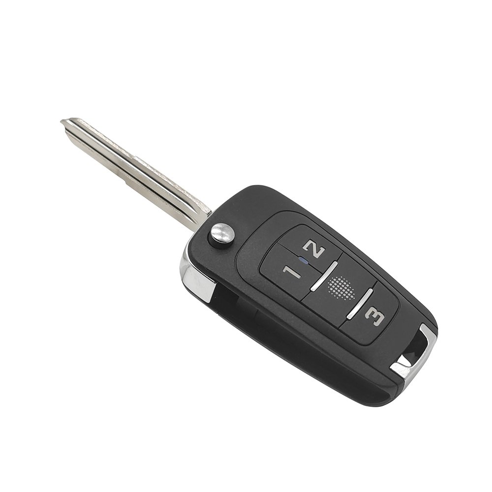 Hot Selling Flip Car Key Fixed Code 433 Mhz 4 Buttons Remote Control for Original Chevrolet for chevrolet 123 razor Type Key