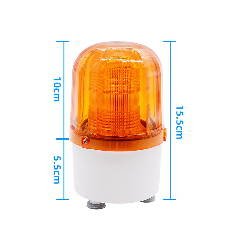 12V 24V Red Yellow with Sound Engineering Warning Flashing Alarm Light