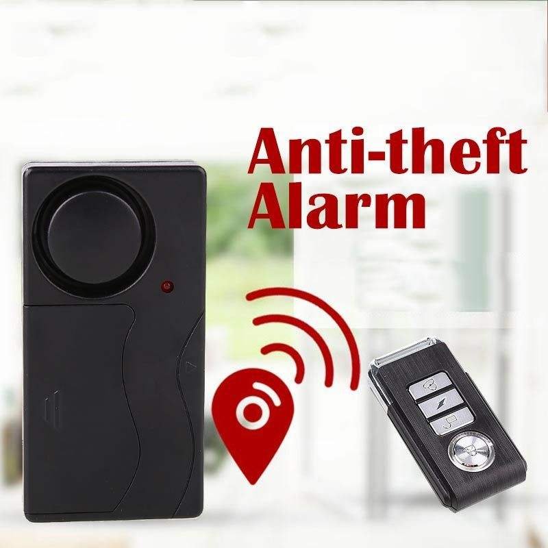 Self-innovation Wireless Remote Control Super Loud 105dB Vibration Detector Burglar Security Car Alarm System