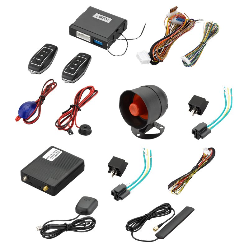 GPS/GSM Smartphone APP Two Way Car Alarm Working with Aftermarket Remote Control