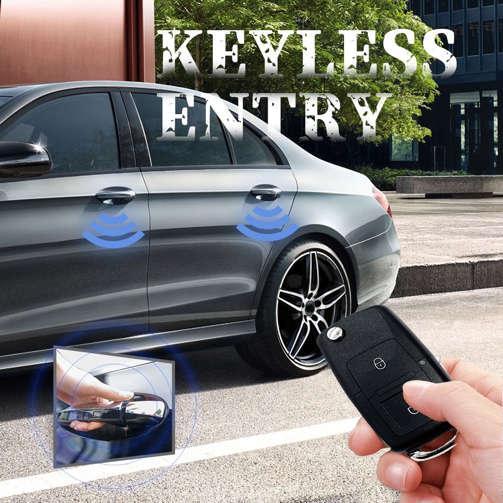 Universal Keyless Entry Door Lock Car Searching Trunk Release Power Window Hopping Code Remote Control Keyless Entry System