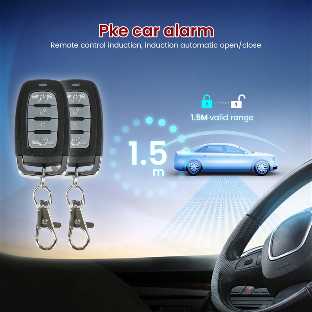 Universal Locking Car Alarm Manual Specially Car Alarms and Optional Ultrasonic Sensor Positive Negative Car Alarm