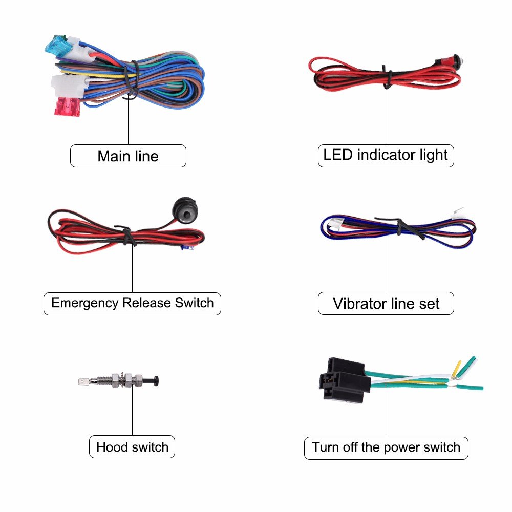 Car Alarme Automobile Ce Coche Alarmas Alarma Para Carro Plastic Multifunction One Way Car Security Alarm
