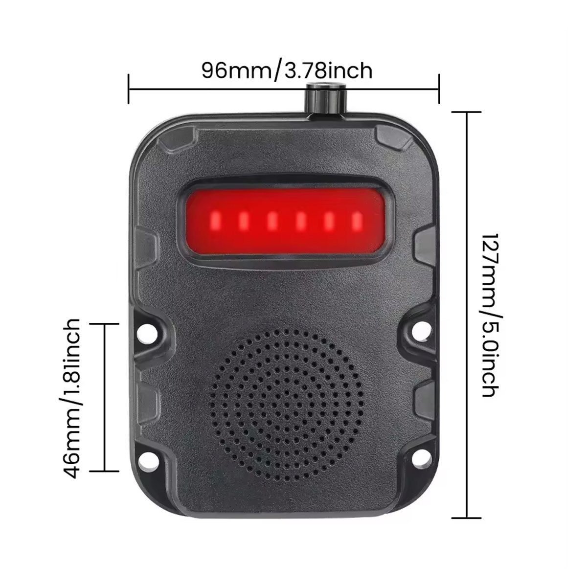 Volume Adjustable Blind Spot Radar BSD Alarm External Speaker Side Alarm Pedestrian for 9 Inch 10.1 Inch BSD Parking Monitor