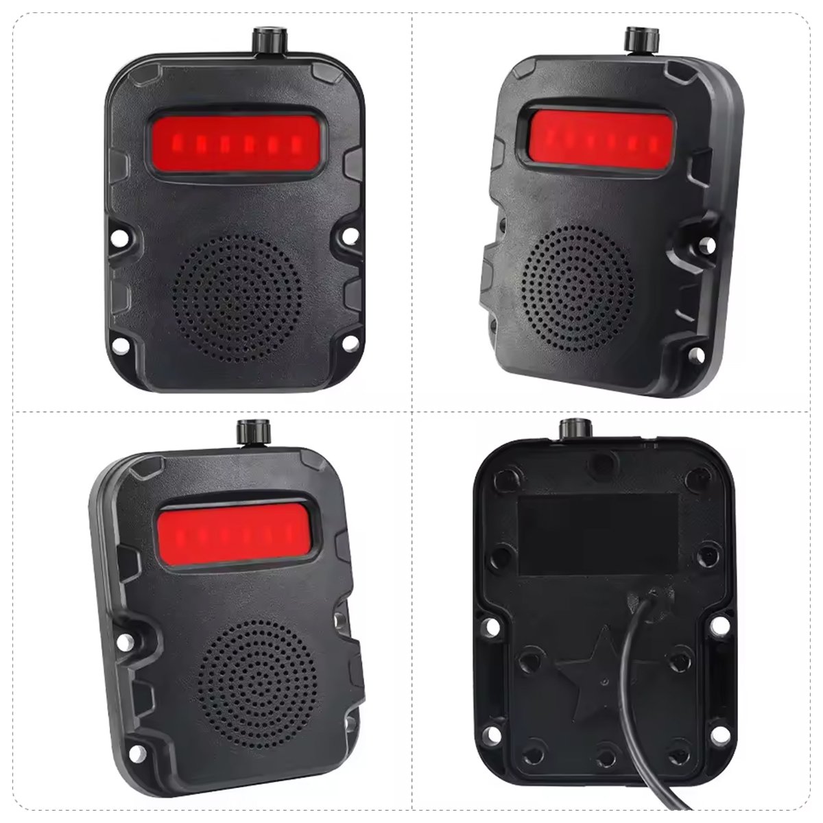 Volume Adjustable Blind Spot Radar BSD Alarm External Speaker Side Alarm Pedestrian for 9 Inch 10.1 Inch BSD Parking Monitor