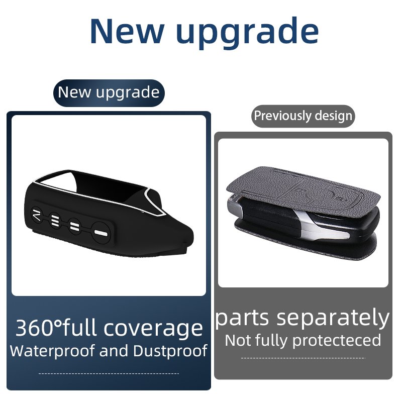 High Quality Stylish Leather Key Case Cover for Scher Khan Magicar 4 3 M4 M3 Two Way Car Alarm Cover Holder Magicar case