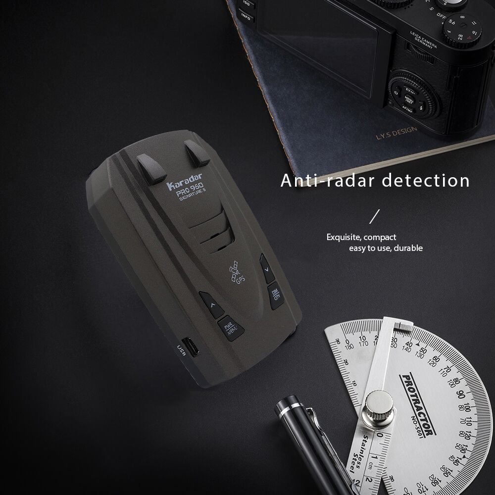 Radar Speed Detector Speed Measuring Alarm Car GPS Driving Recorder Karadar Pro 960