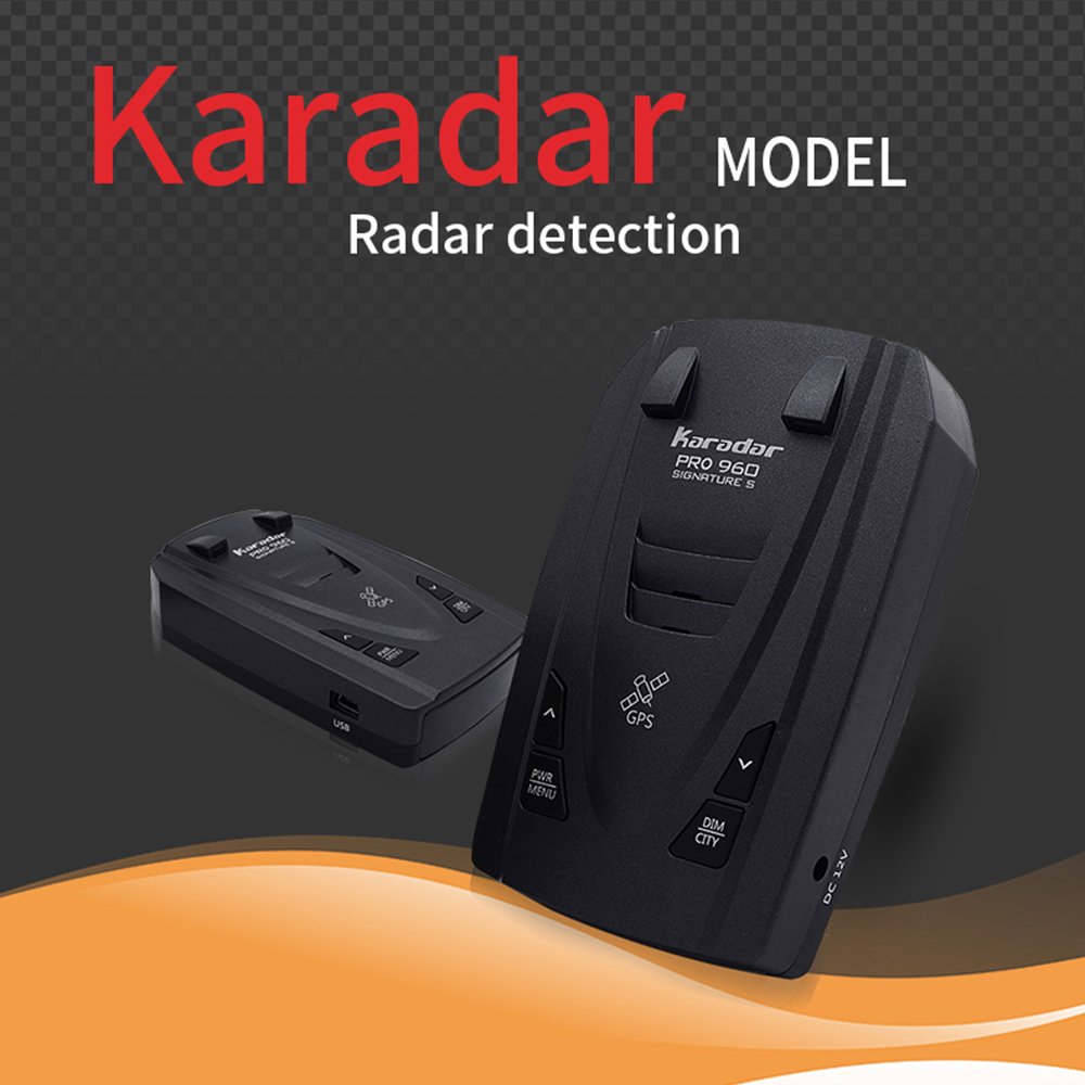 Radar Speed Detector Speed Measuring Alarm Car GPS Driving Recorder Karadar Pro 960