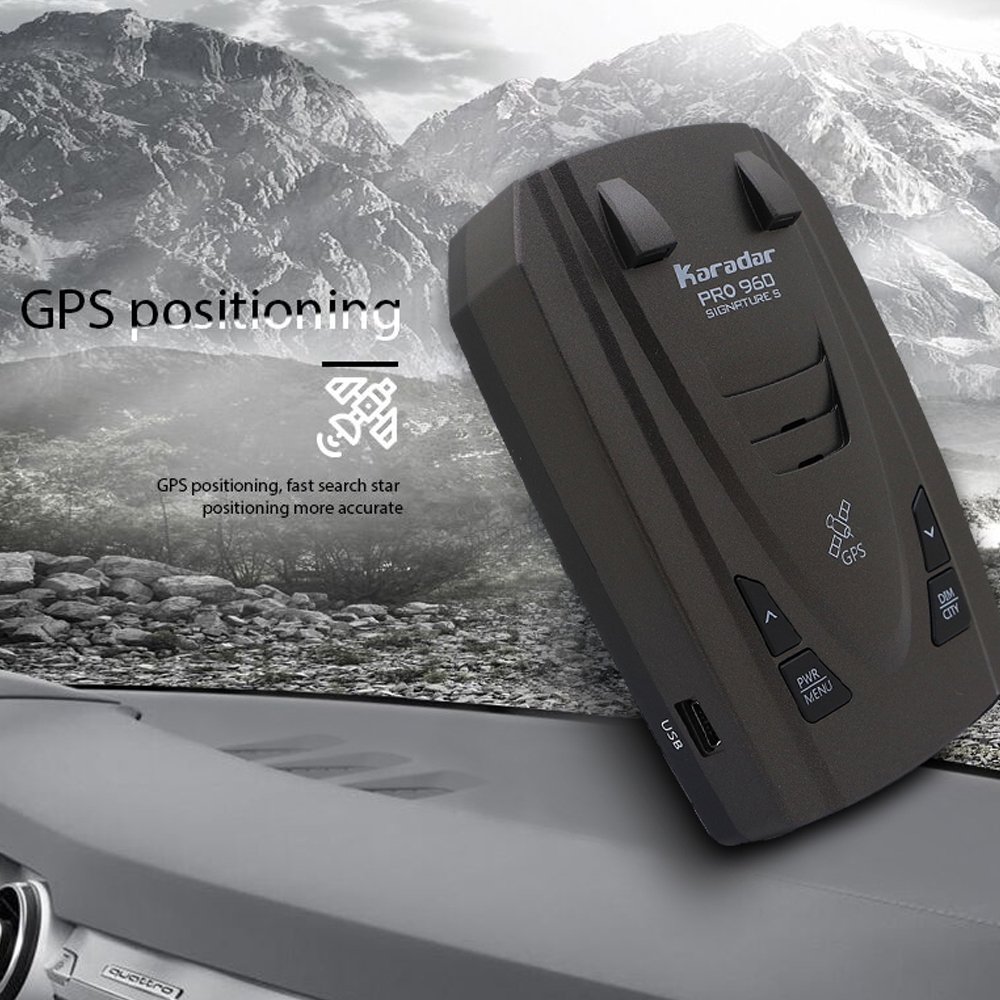 Radar Speed Detector Speed Measuring Alarm Car GPS Driving Recorder Karadar Pro 960