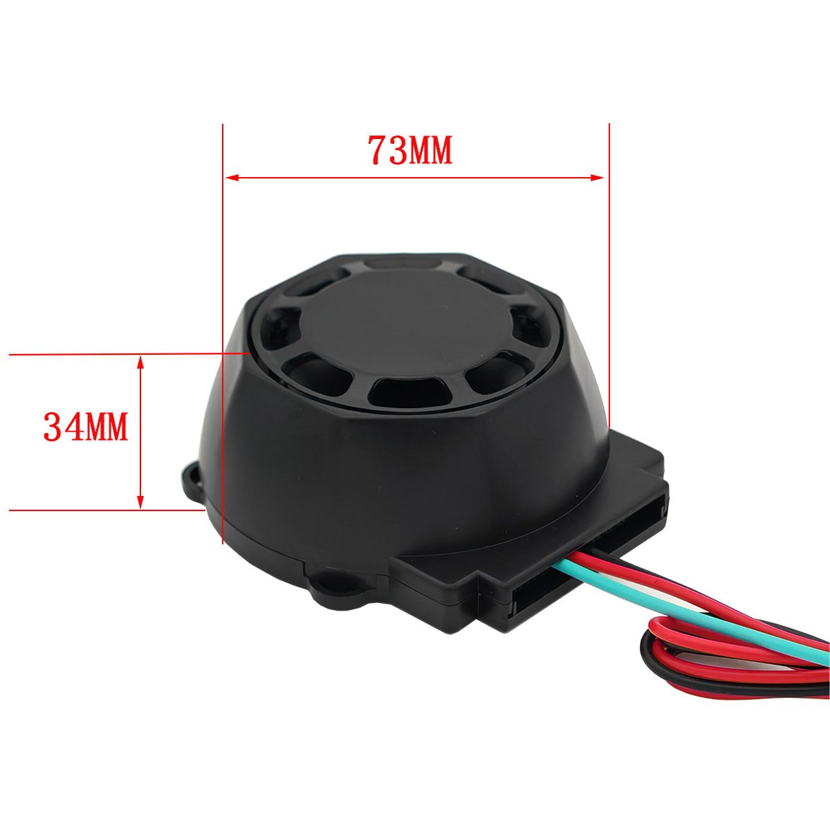 Wireless Remote Control Intelligent Motorcycle Anti-theft Alarm with Vibration Alarm Double Flash Controllable with Car Finder