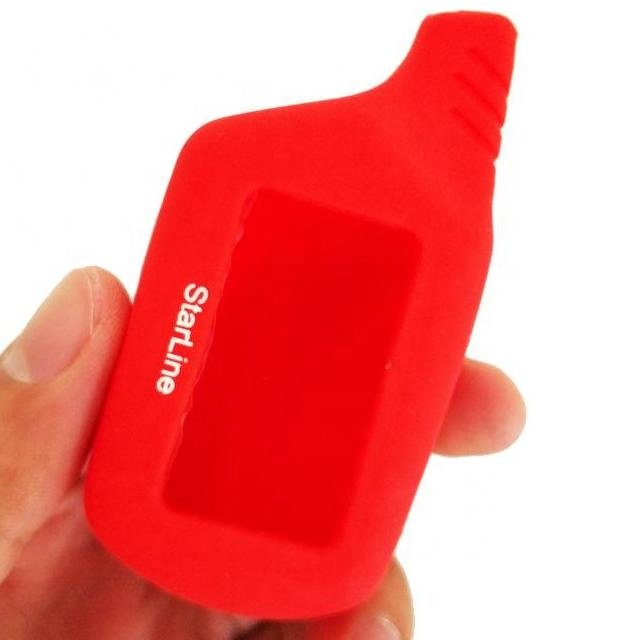 Russia Hot Selling Silicone Car Alarm Remote Cover Starline B9 Car Key Case