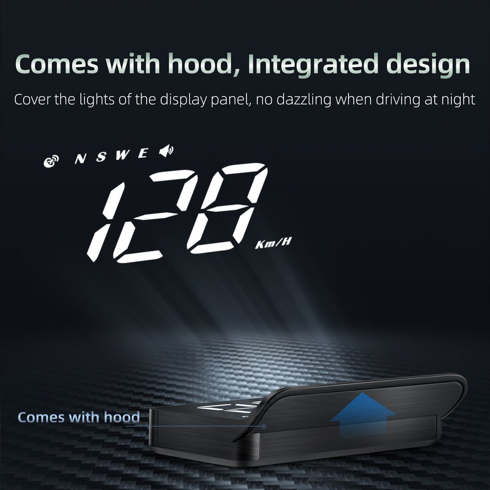 WiiYii Factory Car HUD M1 Windshield UBS Mirror Window Speed GPS Head up Display for Universal Cars