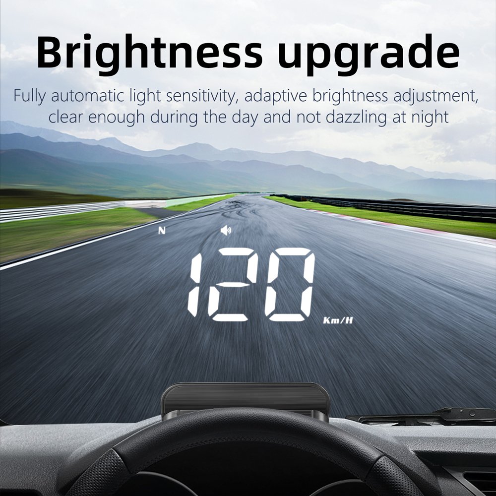 WiiYii Factory Car HUD M1 Windshield UBS Mirror Window Speed GPS Head up Display for Universal Cars