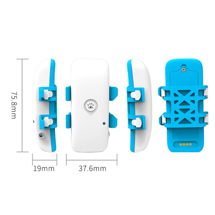 Real Time Tracking Pet GPS Tracking 4G+2G Cart1 Collar Locator Tracking Device Following the Pet Trail