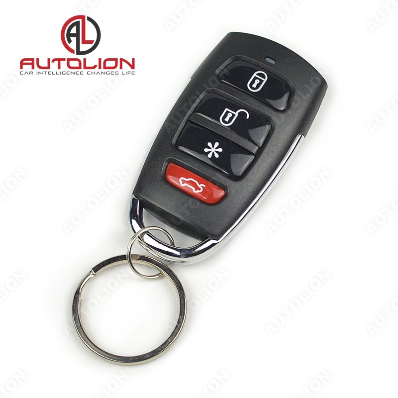 Car Alarm System 1 Way Remoter Button Lcd Smart Car Key PKE Auto Lock & Unlock Remote Starter Push Start Stop Engine