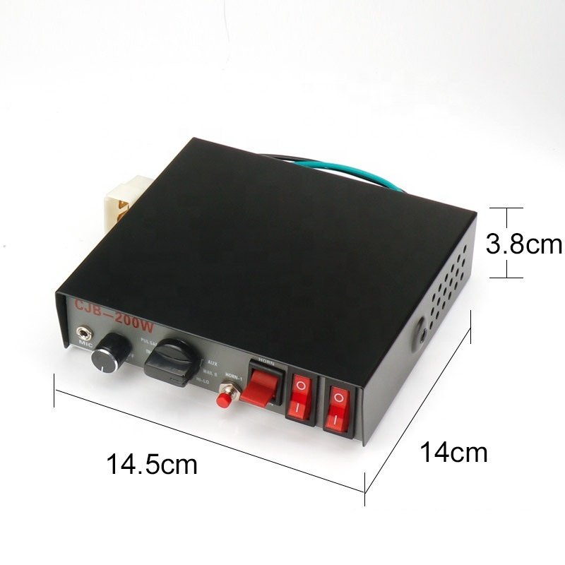 200W Siren Car Siren Sirena Ambulancia Emergency Vehicle Electronic Ambulance Firefighter Siren Alarm Amplifier