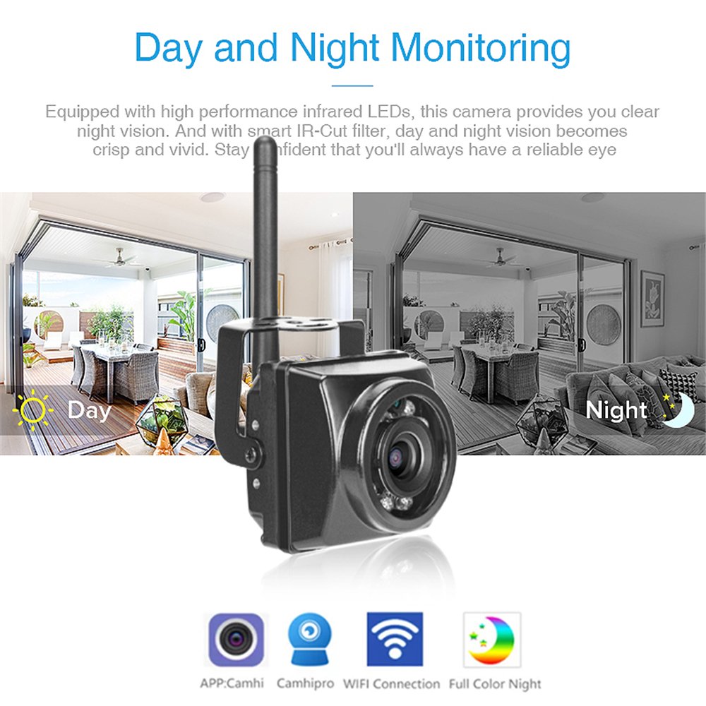 WiFi Bird Box Camera IPC Camhi 1920P 1080P Waterproof IP66 TF Card Slot IR Night Vision IP Wifi Outdoor Car Vehicle Fleet