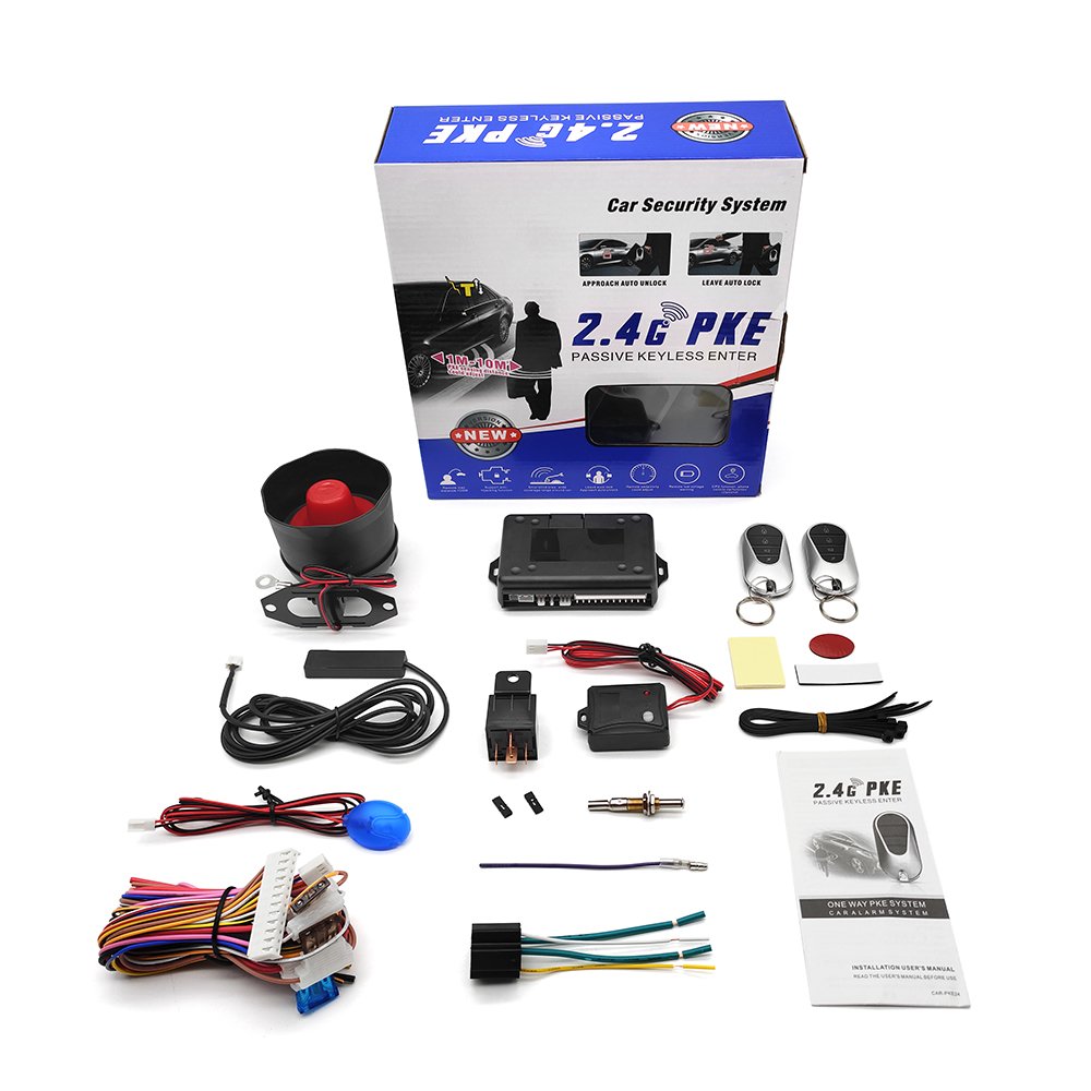 Hot Selling Auto. Electronics Anti-Theft Device PKE and Car Alarm Security System Together Car Keyless Entry System