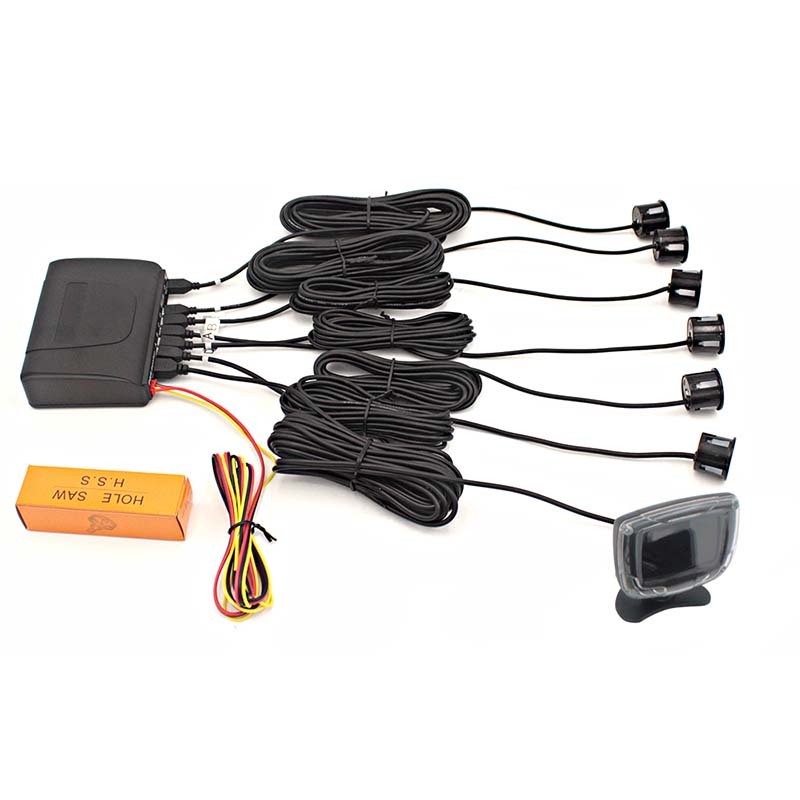 Universal Car Parking Sensors Kit Security Buzzer Radar Warning Park Aid LCD Display Car 6pcs Park Sensor Parking Sensor System