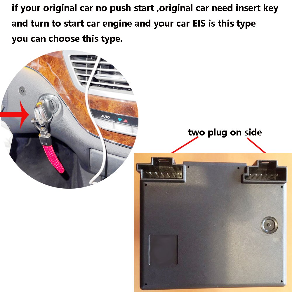 For Mercedes Benz GL X164 ML W164 R W251 S W221 Year 06-08 Car Facelift Push Start Stop Remote Starter and Keyless Access System