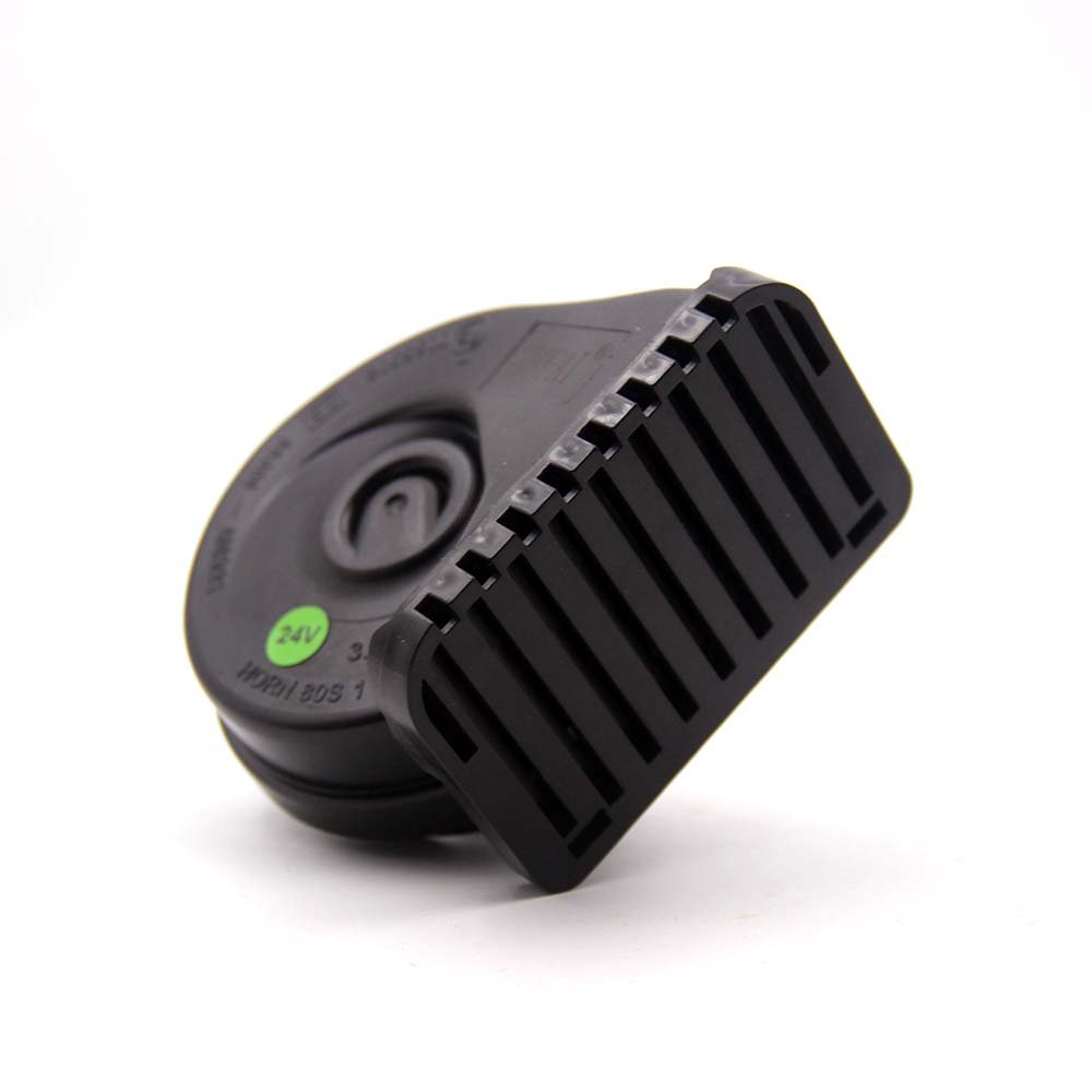 CHSKY 12V 24V Speaker Horn Black Universal Auto Horn Crisp Elegance Aluminum Copper Electric Horn Car Audio System