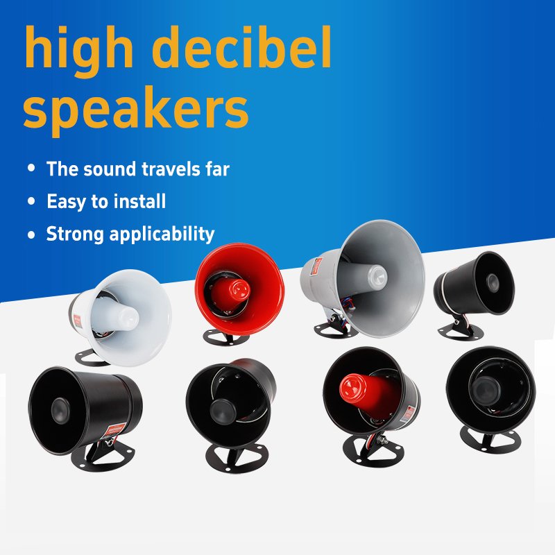 Portable Outdoor Loudspeaker with Tweeter for Car Alarm Systems for Roof Stalls Selling Propaganda
