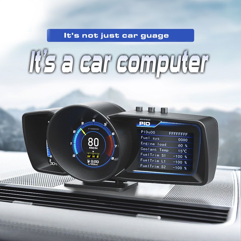Wholesale Digital Car Speedometer Universal Navigation OBD+GPS Smart Gauge Display Automotive Hud Display for Car