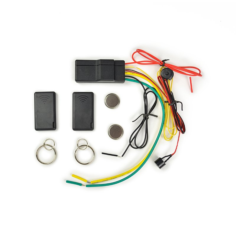 Auto Anti-hijacking Inmovilizador RFID 2.4 Ghz Black DC 12V Universal Car Alarm System Alarma Para Auto Car Immobilizer