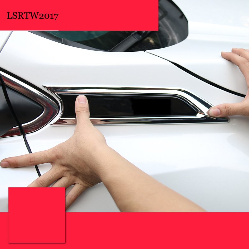 LSRTW2017 Abs CAR Hood Front Side Body Fender Stickers for honda Crv CR-V 2017 2018 2019 2020 5th with cr-v logo