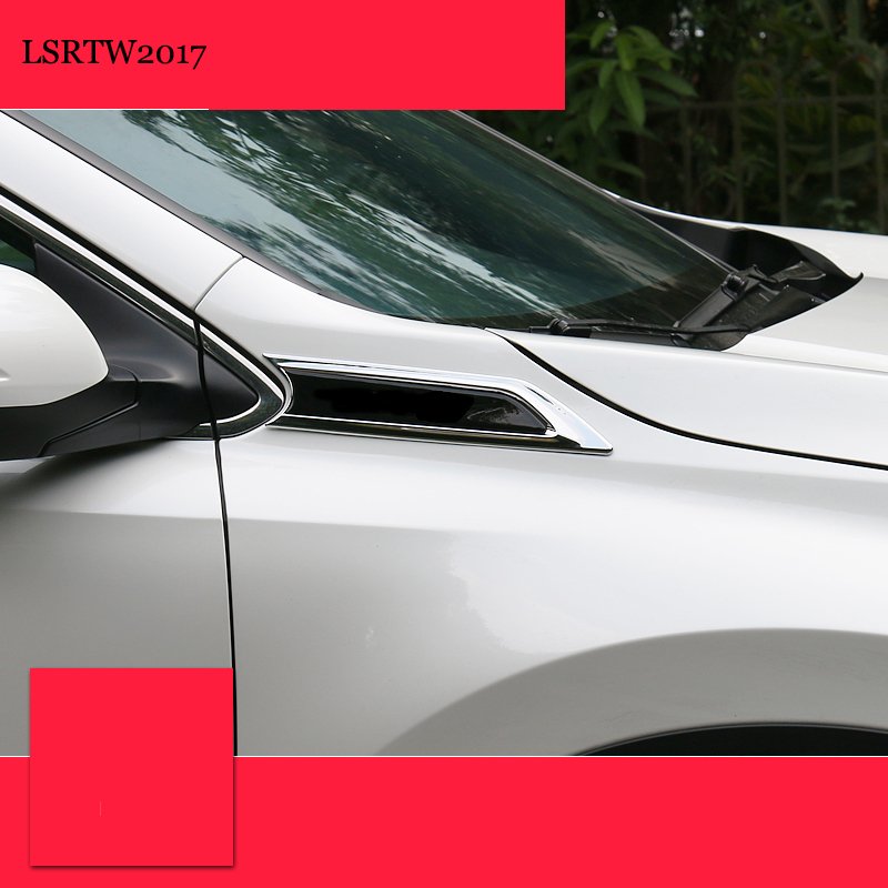 LSRTW2017 Abs CAR Hood Front Side Body Fender Stickers for honda Crv CR-V 2017 2018 2019 2020 5th with cr-v logo