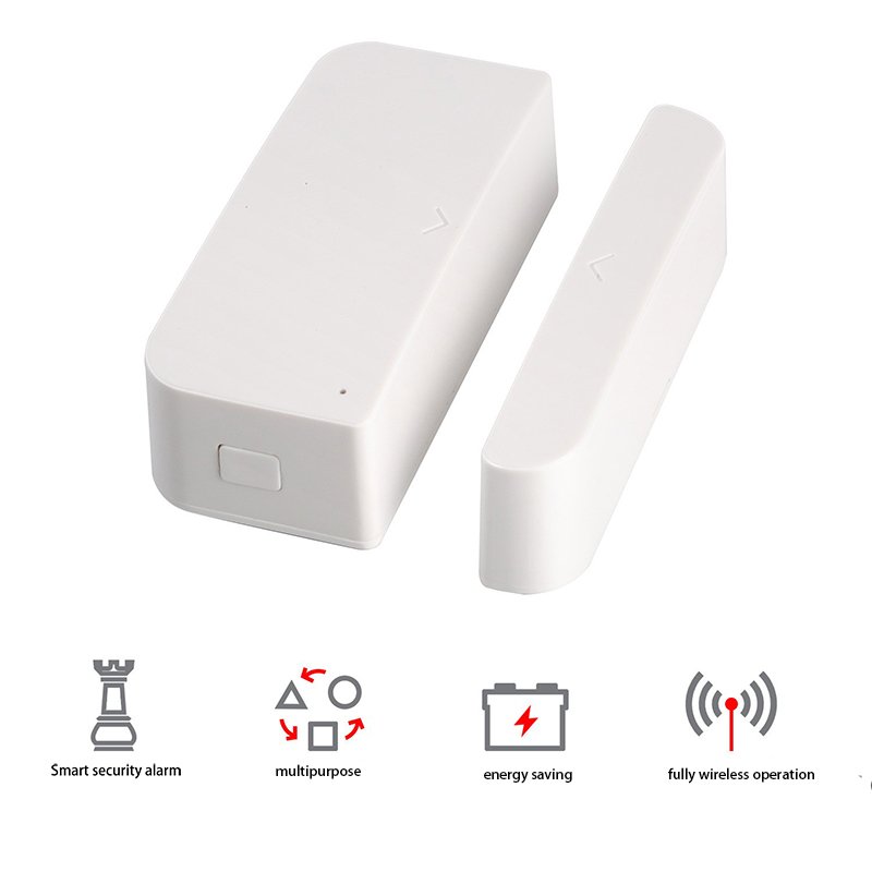 Tuya Smart WiFi Door Magnetic Voice Remote Control Wireless Door and Window Sensor Alarm Intelligent Linkage