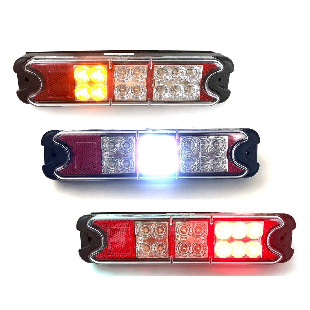 Universal Forklift Led Tail Lights 10-60V Rear Position Light Brake Backup Reverse Turn signal Indicator Lights with Reflector