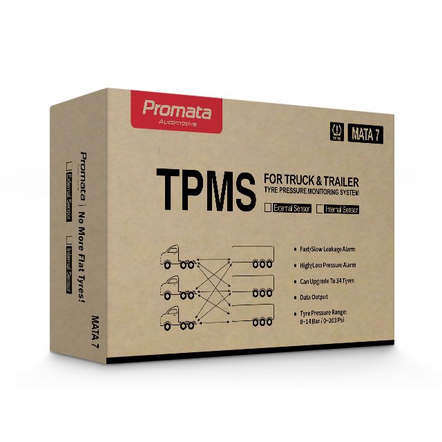 Truck Fleet TPMS Tyre Pressure Monitor System with Monitor up to 98 Tire for Fleet Manager