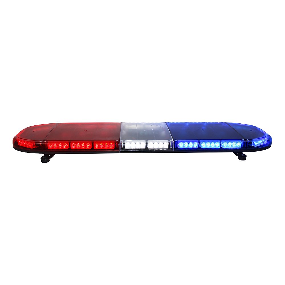 Red Integrated Full Size Lightbar With CJB112 100 W Siren Controller and Speaker