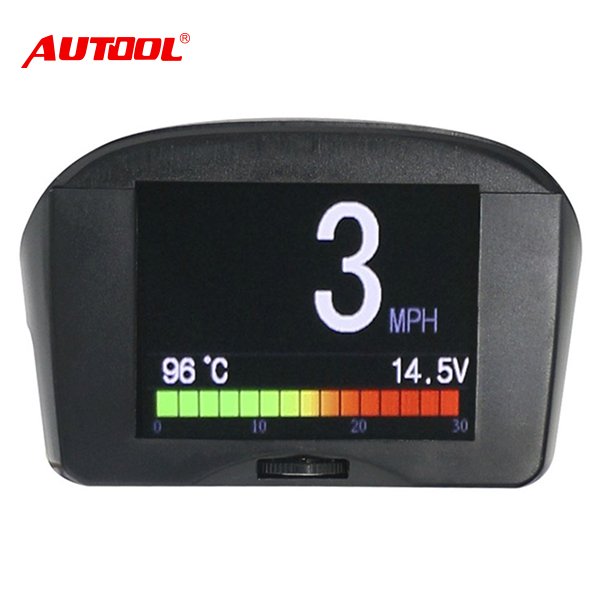 Original AUTOOL X50 2.4inch Car OBD Smart Digital Meter & Alarm Fault Code Water Temperature Gauge Voltage Speed Meter Display
