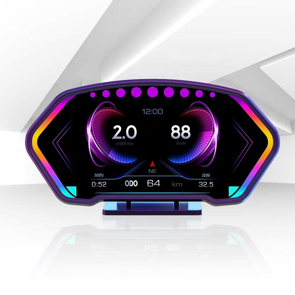 2023 Newest OBD2 Meter Digital Gauge Speed Display GPS Car Head up HUD Display P3 Auto Electronics Obd Car